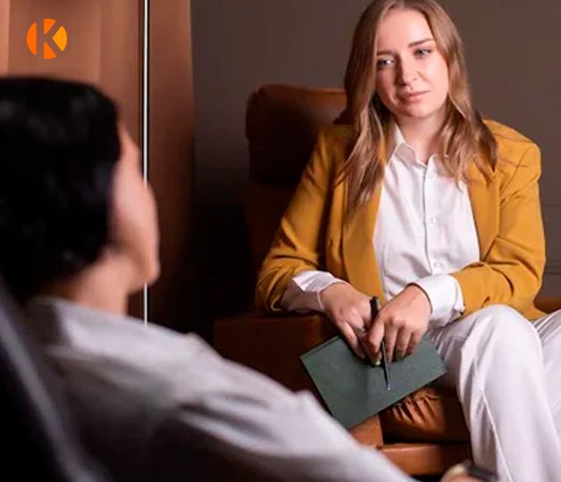 Девушка на консультации психолога